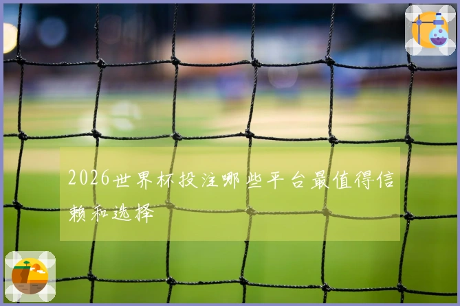 2026世界杯投注哪些平台最值得信赖和选择